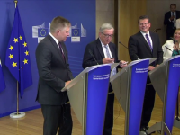 Jean-Claude Juncker i-a inchis telefonul lui Merkel, dupa ce a crezut ca il suna sotia. VIDEO