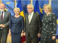 viorica dancila si jean claude juncker