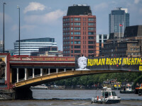 Londonezii îl întâmpină pe Trump cu proteste, la vizita în Marea Britanie