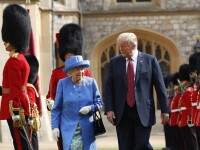 DOnald Trump şi regina Elisabeta a II-a