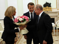 Vladimir Putin si Emmanuel Macron