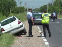 O femeie însărcinată în 4 luni a fost rănită după ce soțul ei a intrat în depășire