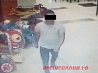 Momentul în care un bărbat fură bani dintr-o pizzerie din Vaslui. VIDEO