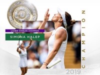 Simona Halep, campioană la Wimbledon