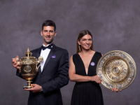Simona Halep, alături de Novak Djokovic la Balul Campionilor de la Wimbledon