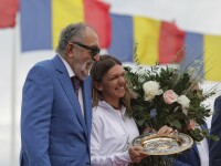 Simona Halep si Ion Tiriac