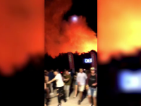 Scene de infern la un festival. Momentul în care tinerii fug după izbucnirea unui incendiu
