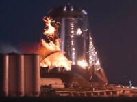 Nava spațială ”StarHopper” a SpaceX a luat foc la ultimul test. VIDEO