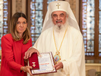 Simona Halep a primit cea mai înaltă distincţie a Patriarhiei Române