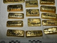 Lingouri de aur de 5 milioane dolari găsite pe aeroport