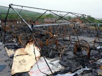 Incendiu intr-un parc de distractii din estul Rusiei - 1