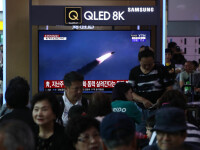 Momentul în care Coreea de Nord lansează din nou rachete balistice