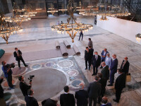 Mozaicurile creștine din Sfânta Sofia vor fi acoperite cu draperii sau cu lasere în timpul rugăciunilor musulmane