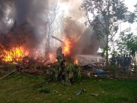 Un avion cu 85 de persoane la bord s-a prăbuşit în sudul Filipinelor
