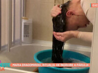 Maria Dragomiroiu a arătat cum își spală și coafează părul lung. VIDEO