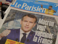 Un milion de francezi s-au programat la vaccinare, după ce Macron a anunțat restricții pentru nevaccinați