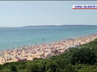 Sute de britanici au luat cu asalt plajele, în contextul unor temperaturi de peste 30 de grade Celsius