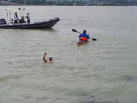 Cursa în care Avram Iancu voia să înoate 3 zile în Lacul Balaton, oprită de o furtună. Ce se va întâmpla cu recordul mondial