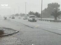 Autoritățile din Dubai au creat o ploaie artificială după ce temperaturile au ajuns la 50 de grade. VIDEO