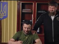 Video. Kadîrov înscenează capitularea lui Zelenski într-un videoclip parodic