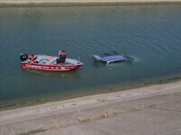 Doi tineri din Bacău au murit, după ce au plonjat în canalul de evacuare al barajului Sascut cu o mașină furată