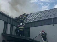 Incendiu la o casă din Botoșani, de la un scurtcircuit. De abia fusese construită