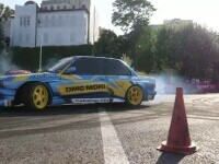 Demonstrații spectaculoase în Constanța. Zeci de campioni de drift au făcut curse alături de spectatori