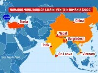 Cerere uriașă pentru angajarea străinilor în România. Cei mai căutați sunt din Nepal, Bangladesh și India