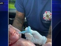 Un bebeluș s-a născut într-o stație de pompieri. S-a grăbit să vină pe lume