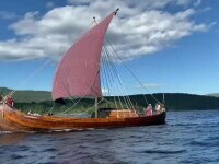 O corabie vikingă, veche de un mileniu, a ajuns în portul Tomis din Constanța. Povestea ei este deosebită
