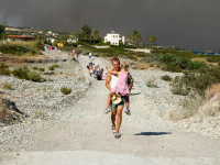 Rodos, Grecia, incendiu