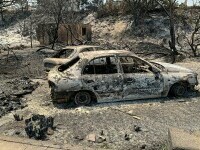 Incendiile din Grecia în imagini. Zeci de mii de oameni fug din calea flăcărilor devastatoare | Galerie Foto