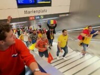 Mii de români au cântat imnul României în inima Munchenului după meciul cu Olanda. „Echipa națională ne-a făcut mândri”