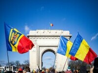 Romania, steag, steaguri, Arcul de Triumf