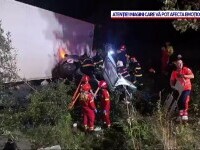 Accident grav pe DN1. Două persoane au murit și alte trei au fost rănite, după ce un TIR a intrat pe contrasens