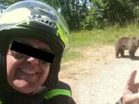 Mobilizare de formă pe Transfăgărășan după moartea italianului atacat de ursoaică. Jandarmii nu pot să-i amendeze pe curioși