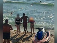 Două surori au fost salvate la limită din mare, după ce s-au aventurat în larg. Avertismentul salvamarilor