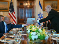 Donald Trump și Benjamin Netanyahu s-au întâlnit din nou la Casa Albă pentru discuţii privind Gaza