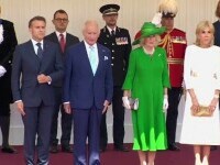 Emmanuel Macron a fost invitat de onoare la Windsor. Banchetul organizat de către regele Charles