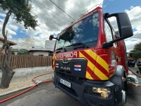 Incendiu de proporții în Capitală. Mai multe locuințe din Sectorul 1 au fost cuprinse de flăcări. VIDEO