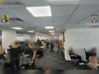 Sute de români sunt cercetați după ce au înființat 6 call-centere în București și Brașov și au păcălit străini din 10 țări
