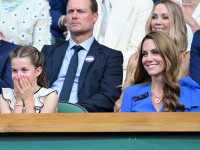 Kate Middleton și Prințesa Charlotte, moment emoționant la Wimbledon. Cum au fost surprinse alături de familia regală. FOTO