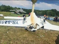 Avion prabusit Orastie