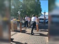 Momentul în care un client este luat la bătaie de către un angajat McDonald's. VIDEO