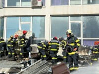 incendiu virtutii, pompieri, isu bucuresti