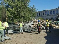 Culmea ironiei: MAI cere ajutorul deținuților, după furtuna care a distrus acoperișul Academiei de Poliție