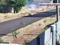 Explicația bizară unui bărbat care a dat foc la vegetația de lângă casa vecinilor și era să le incendieze locuința