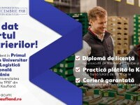 (P) Kaufland România lansează, în premieră națională, programul de Studiu Dual Universitar în Logistica Operațională