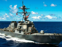 Incident între forțele americane și iraniene în Golful Oman. Americanii au fost primii care au cedat