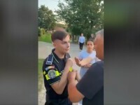 Polițist din Caraș-Severin atacat de oameni, după ce a oprit un bărbat beat pe ATV. S-a apărat cu pistolul. VIDEO